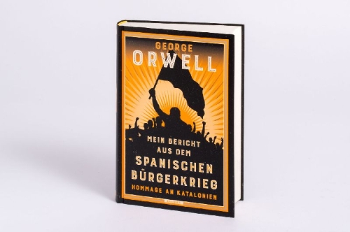 Buchcover und Innenansicht für das Buch: Mein Bericht aus dem Spanischen Bürgerkrieg. Hommage an Katalonien