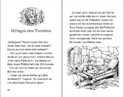 Buchcover und Innenansicht für das Buch: Tarrok the Blood Spike