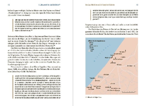 Buchcover und Innenansicht für das Buch: Christen in der Region Gaza