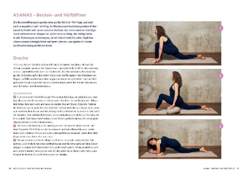 Buchcover und Innenansicht für das Buch: Hormone in Balance mit Yin Yoga