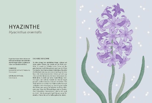 Buchcover und Innenansicht für das Buch: Floral Folklore: The forgotten tales behind nature's most enchanting plants (Stories Behind...)