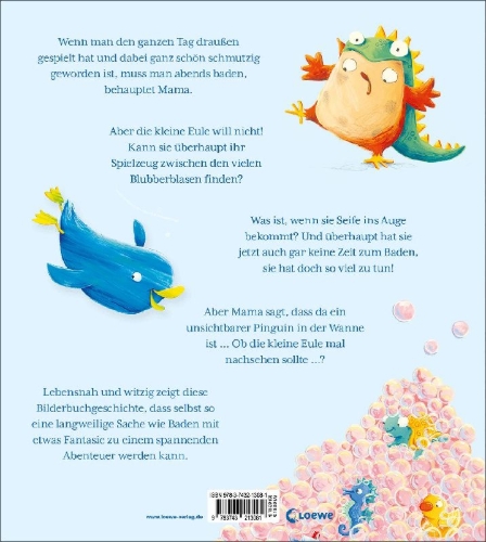 Buchcover und Innenansicht für das Buch: Little Owl's Bathtime