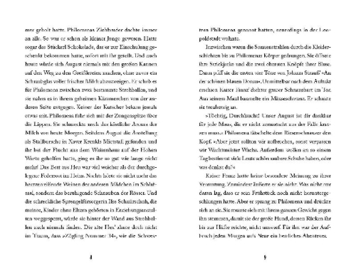 Buchcover und Innenansicht für das Buch: Frag Philomena Freud