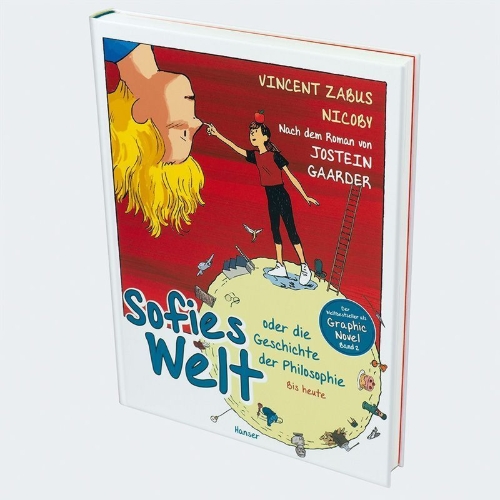 Buchcover und Innenansicht für das Buch: Le monde de Sophie II. La philo, de Descartes à nos jours