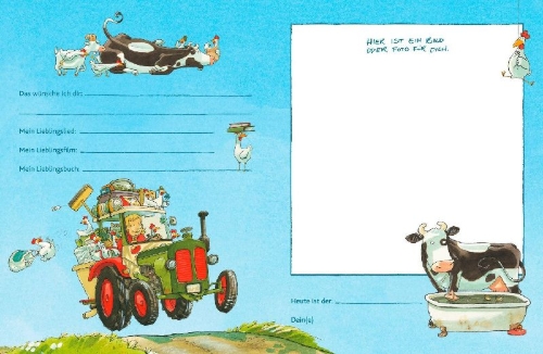 Buchcover und Innenansicht für das Buch: Lieselotte - Meine Kindergartenfreunde