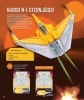 Buchcover und Innenansicht für das Buch: Star Wars Folded Flyers: Make 30 Paper Starfighters