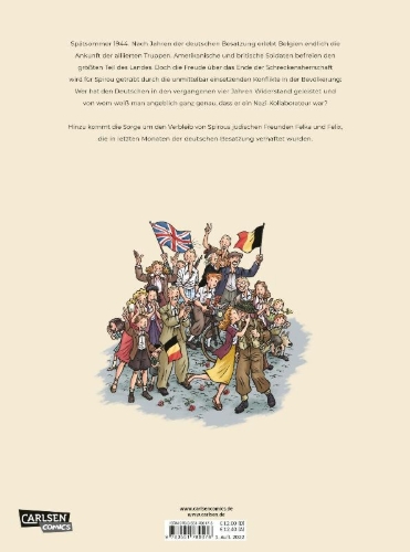 Buchcover und Innenansicht für das Buch: Spirou ou l'espoir malgré tout: Une fin et un nouveau départ
