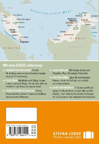 Buchcover und Innenansicht für das Buch: Stefan Loose Reiseführer Malaysia, Brunei und Singapore