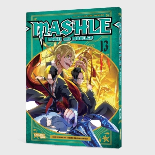 Buchcover und Innenansicht für das Buch: Mashle