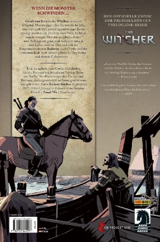 Buchcover und Innenansicht für das Buch: The Witcher: Fading Memories #1-#4