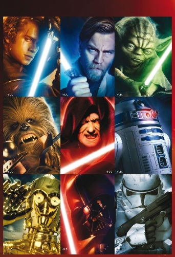 Buchcover und Innenansicht für das Buch: Star Wars: Galaktischer Sticker- und Malspaß