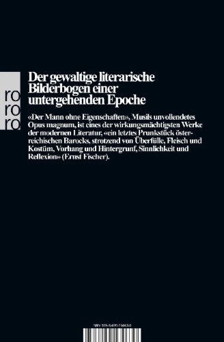 Buchcover und Innenansicht für das Buch: Der Mann ohne Eigenschaften II