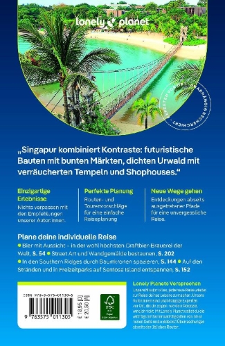 Buchcover und Innenansicht für das Buch: LONELY PLANET Reiseführer Singapur