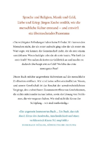 Buchcover und Innenansicht für das Buch: Die Anfänge von allem