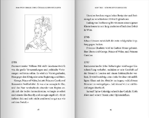 Buchcover und Innenansicht für das Buch: The Little Book of Bridgerton