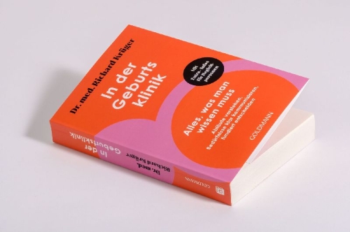 Buchcover und Innenansicht für das Buch: In der Geburtsklinik