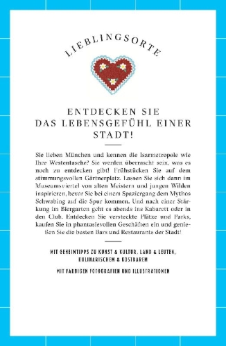 Buchcover und Innenansicht für das Buch: München Reiseführer LIEBLINGSORTE
