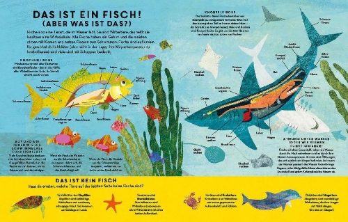 Buchcover und Innenansicht für das Buch: There are Fish Everywhere