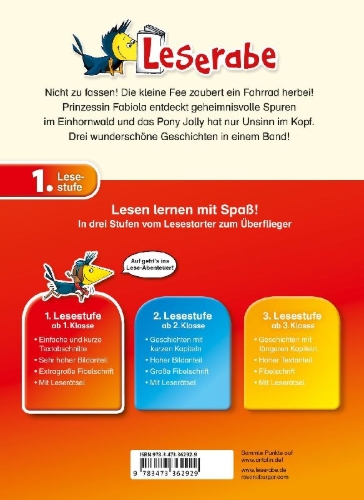 Buchcover und Innenansicht für das Buch: Zauberhafte Geschichten für Erstleser. Ponys, Feen und Prinzessinnen - Leserabe 1. Klasse - Erstlesebuch für Kinder ab 6 Jahren
