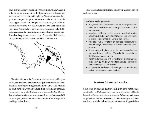 Buchcover und Innenansicht für das Buch: Sitzen ist fürn Arsch
