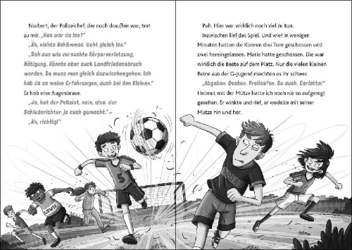 Buchcover und Innenansicht für das Buch: Der Wunderstürmer (Band 4) - Der heimliche Spielertransfer