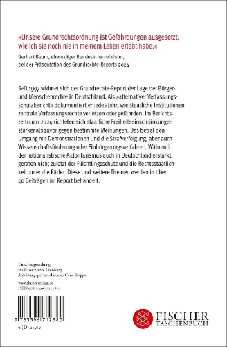 Buchcover und Innenansicht für das Buch: Grundrechte-Report 2025