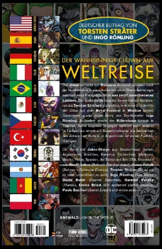 Buchcover und Innenansicht für das Buch: Joker: The World