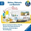 Buchcover und Innenansicht für das Buch: Wieso? Weshalb? Warum? aktiv-Heft: Fahrzeuge auf der Baustelle