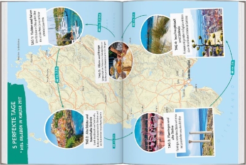Buchcover und Innenansicht für das Buch: MARCO POLO OUTDOOR GUIDE Reiseführer Sardinien