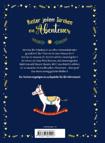 Buchcover und Innenansicht für das Buch: Weihnachten mit Familie Winz