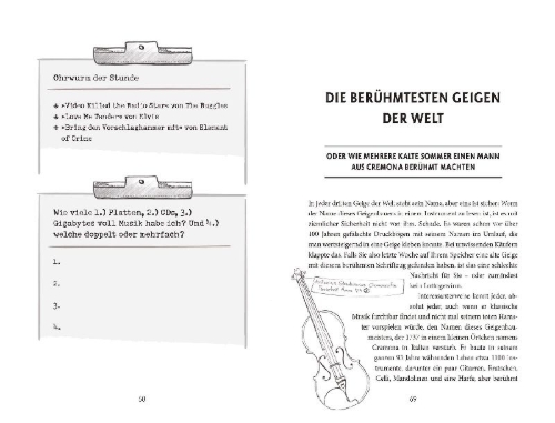 Buchcover und Innenansicht für das Buch: Alle sind musikalisch - außer manche