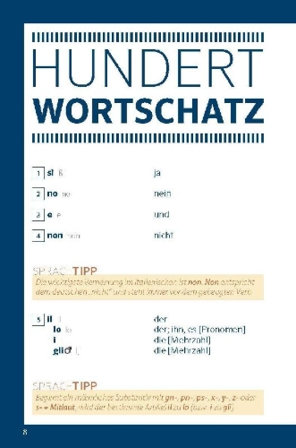 Buchcover und Innenansicht für das Buch: Langenscheidt Schnell mitreden Italienisch