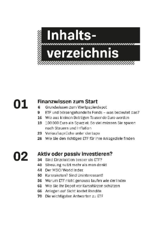 Buchcover und Innenansicht für das Buch: Geldanlage Basics