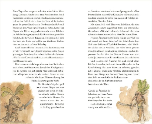 Buchcover und Innenansicht für das Buch: Die Königsbraut und Das fremde Kind