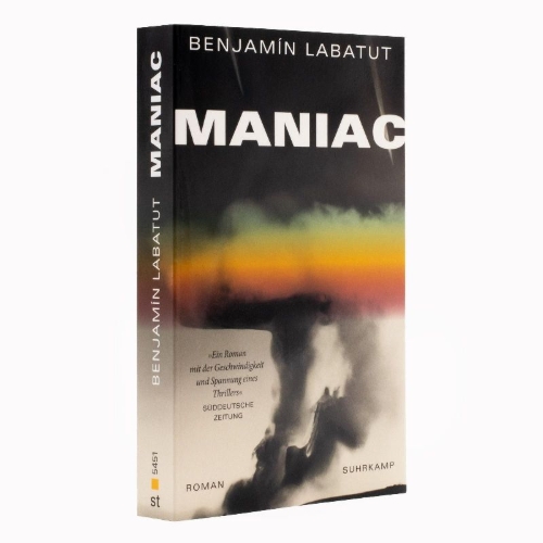 Buchcover und Innenansicht für das Buch: The MANIAC