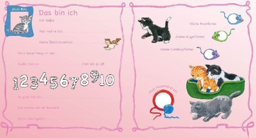 Buchcover und Innenansicht für das Buch: Meine Kindergarten-Freunde (Kätzchen)