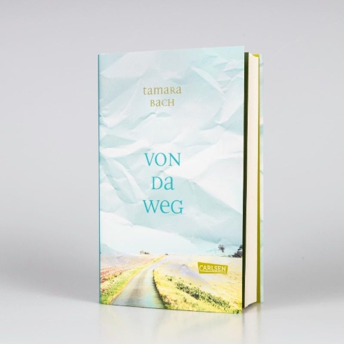 Buchcover und Innenansicht für das Buch: Von da weg