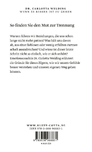 Buchcover und Innenansicht für das Buch: Wenn es besser ist zu gehen