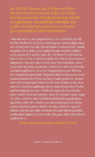 Buchcover und Innenansicht für das Buch: Es gibt nur die Kunst, die Liebe und den Tod. Dazwischen gibt es nichts