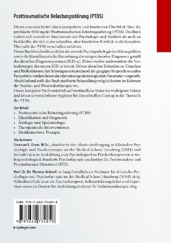 Buchcover und Innenansicht für das Buch: Posttraumatische Belastungsstörung (PTBS)