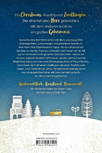 Buchcover und Innenansicht für das Buch: Single All the Way. A Christmas Roadtrip