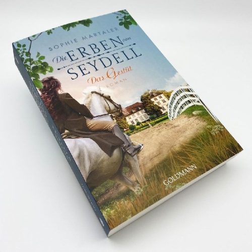 Buchcover und Innenansicht für das Buch: Die Erben von Seydell - Das Gestüt