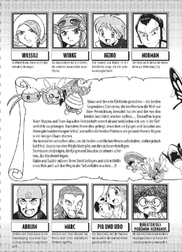 Buchcover und Innenansicht für das Buch: Pokémon - Die ersten Abenteuer