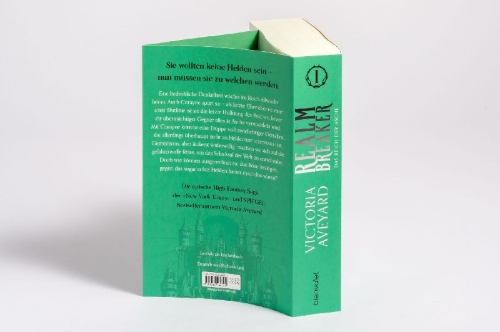 Buchcover und Innenansicht für das Buch: Realm Breaker