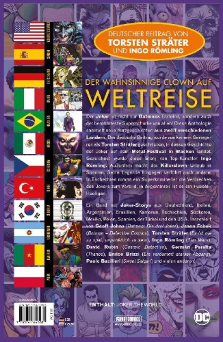 Buchcover und Innenansicht für das Buch: Joker: The World