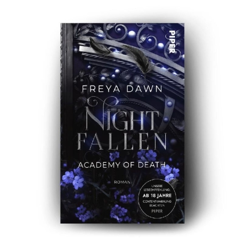 Buchcover und Innenansicht für das Buch: Nightfallen - Academy of Death
