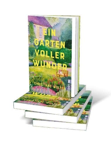 Buchcover und Innenansicht für das Buch: Ein Garten voller Wunder
