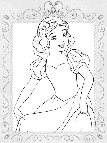 Buchcover und Innenansicht für das Buch: Disney Prinzessin: Mein Strass-Malbuch