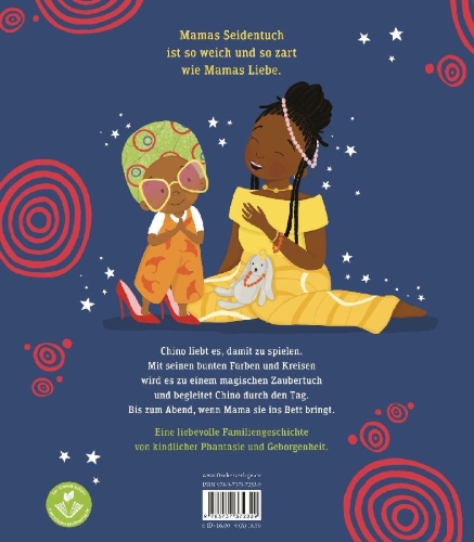 Buchcover und Innenansicht für das Buch: Mama`s Sleeping Scarf