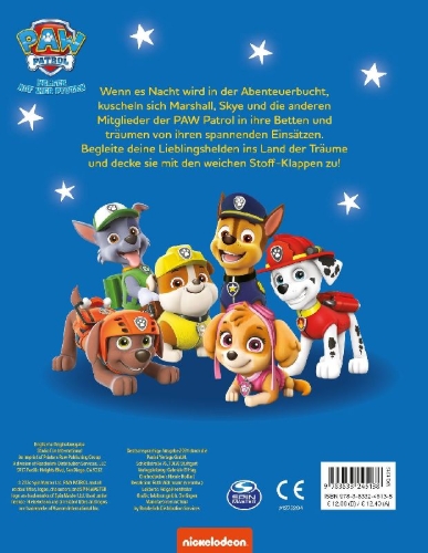 Buchcover und Innenansicht für das Buch: Paw Patrol Dream Patrol